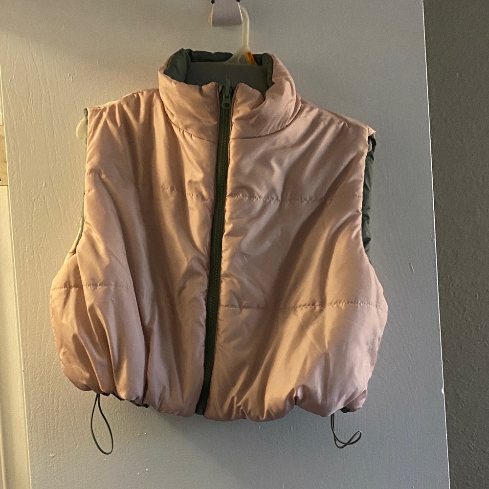 Women's Pink Puffer Vest